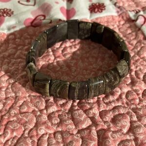 Earthy Stone Stretch Bracelet